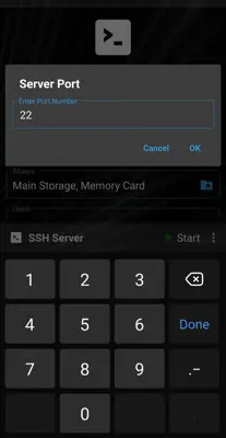 SSH Server android App screenshot 3